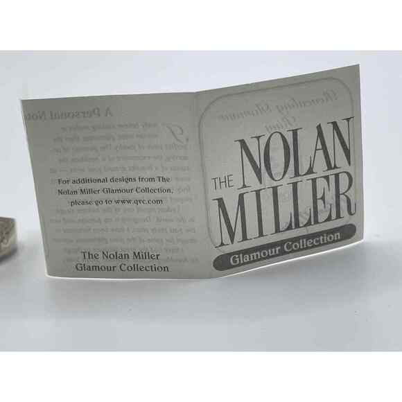 Nolan Miller Crystal Ring Size 7 new with original paperwork - Picture 13 of 16